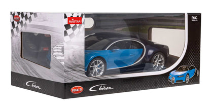 Bugatti Chiron zdalnie sterowany model 1:14 z efektami świetlnymi LED i precyzyjnym pilotem 2,4 GHz