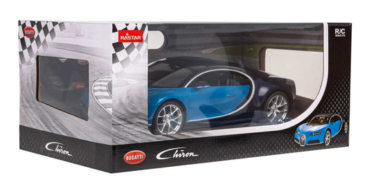 Bugatti Chiron zdalnie sterowany model 1:14 z efektami świetlnymi LED i precyzyjnym pilotem 2,4 GHz