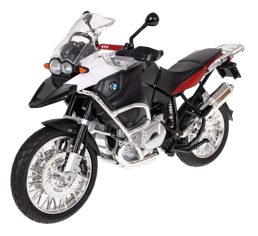 BMW R 1200 GS 1:9 metalowy model motocykla z realistycznymi detalami i chromowanymi akcentami