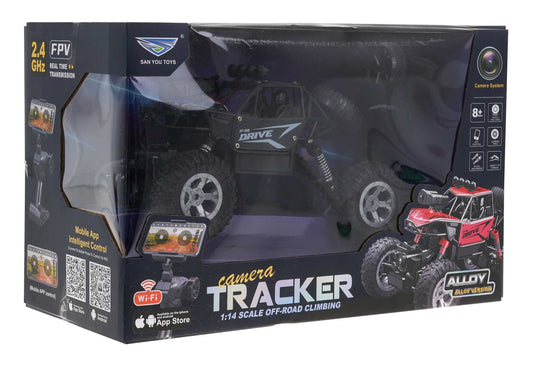 Crawler Rover Z Kamerą 1:14 terenowy pojazd RC dla dzieci z kamerą i gumowymi oponami do jazdy w terenie