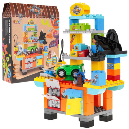 Mega Klocki Konstrukcyjne colorful construction toy workshop set for children 3 plus