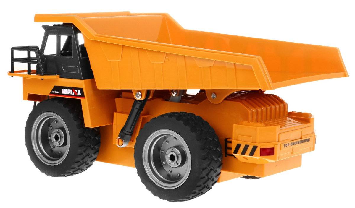 Autko RC Wywrotka 1:18 metalowa kabina pomarańczowa zdalnie sterowana 2,4 GHz do zabawy