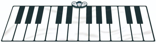 Duża mata muzyczna dziecięca keyboard XXL z trybem nagrywania i panelem dźwięków