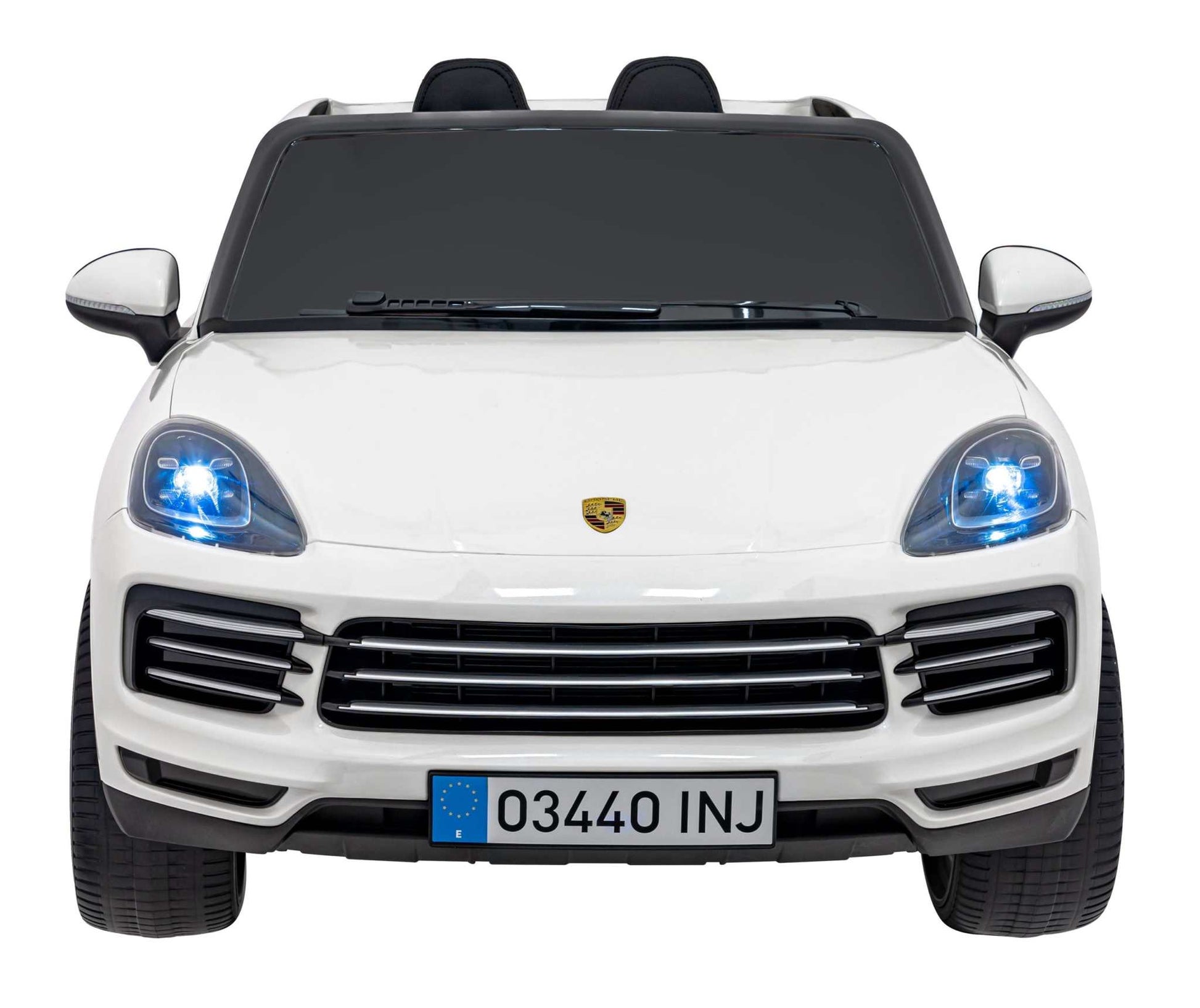 Porsche Cayenne S Na Akumulator biały dziecięcy SUV z pilotem i LED światłami