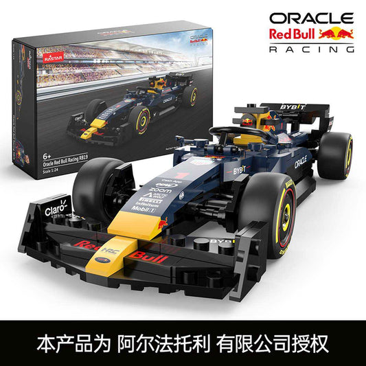 RASTAR 1:24 scale Red Bull F1 RB19 model car with detailed ABS construction and rubber tires for collectors