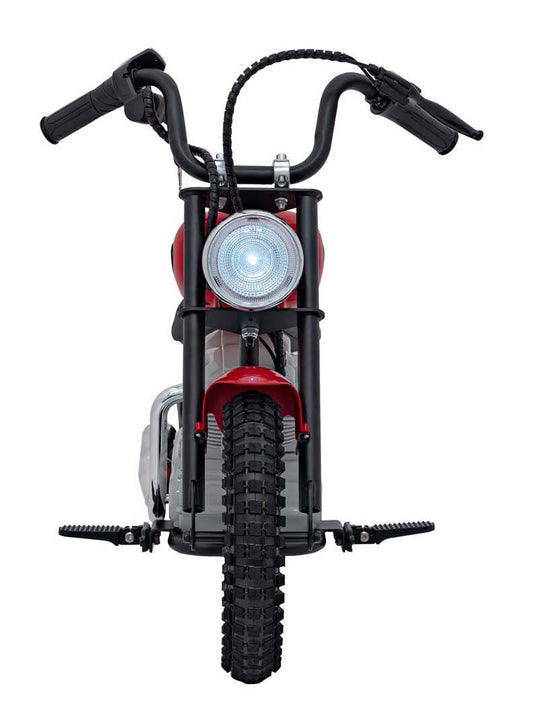 Pojazd Motor SPEED Power czerwony dla dzieci z silnikiem 250W i ekoskórzanym siedzeniem