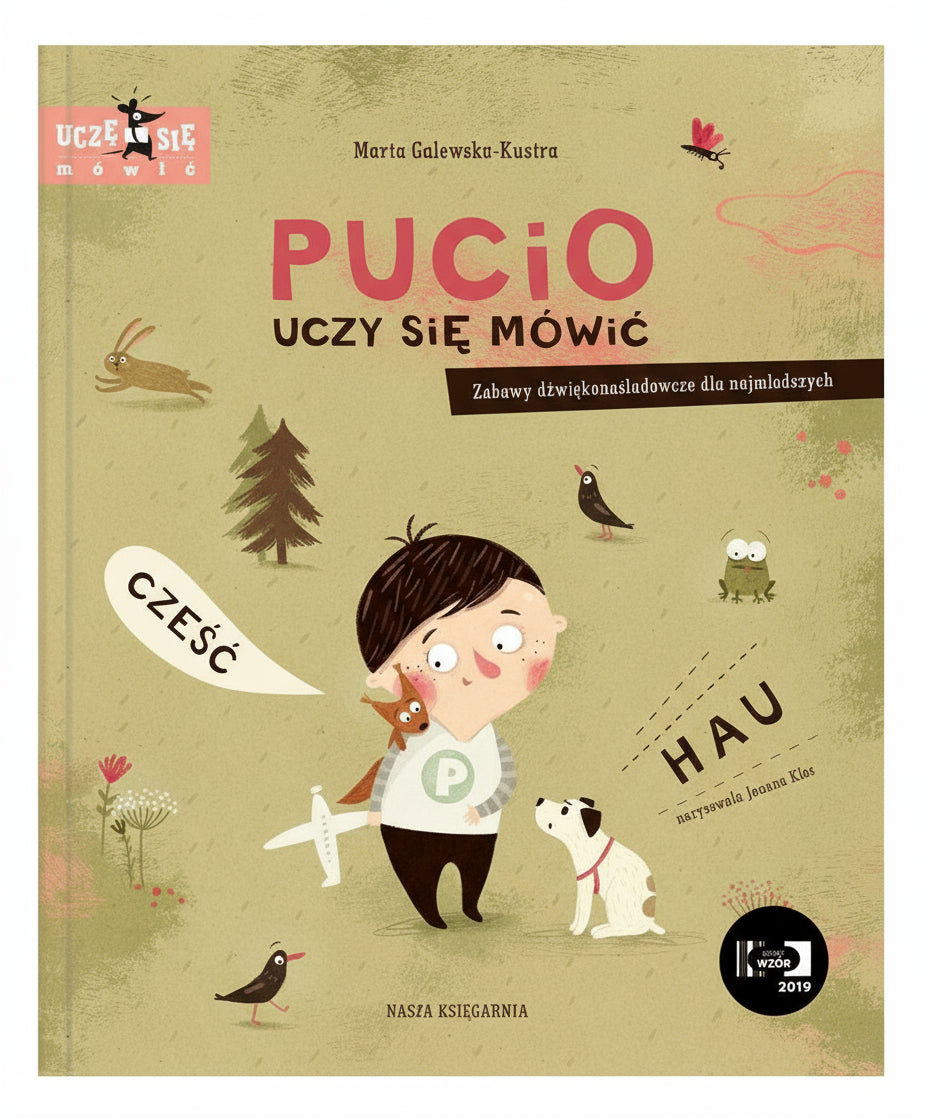 Pucio uczy się mówić. Zabawy dźwiękonaśladowcze
