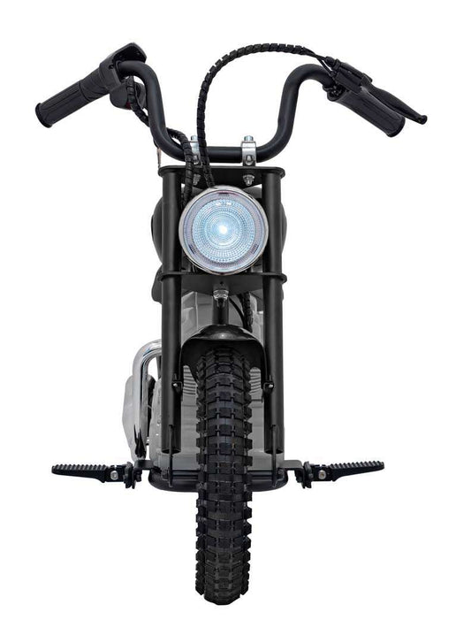 Pojazd Motor SPEED czarny elektryczny dla dzieci 250W 24V z LED światłami i ergonomicznym siedzeniem