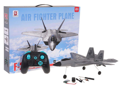 RAPTOR22 RC Samolot myśliwiec F-22 z pianki EPP z pilotem 2.4 GHz dla dorosłych i młodzieży