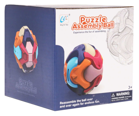 Puzzle 3D Kula colorful modular puzzle ball and piggy bank toy for kids aged 3+