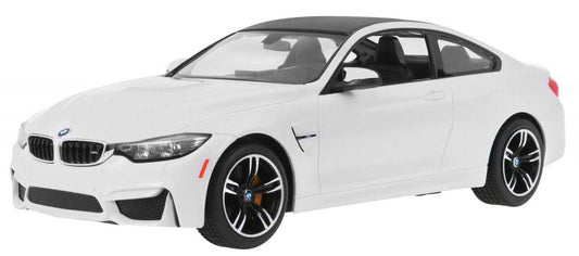 BMW M4 Coupe 1:14 biały model RC z realistycznym detalem i precyzyjnym sterowaniem 2,4 GHz.