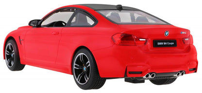 Rastar BMW M4 Coupe 1:14 scale red remote control car with realistic details and LED lights