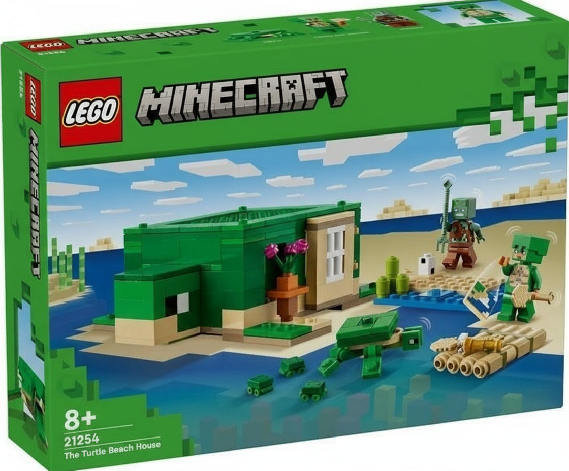 LEGO® MINECRAFT 21254 Domek na plaży żółwi