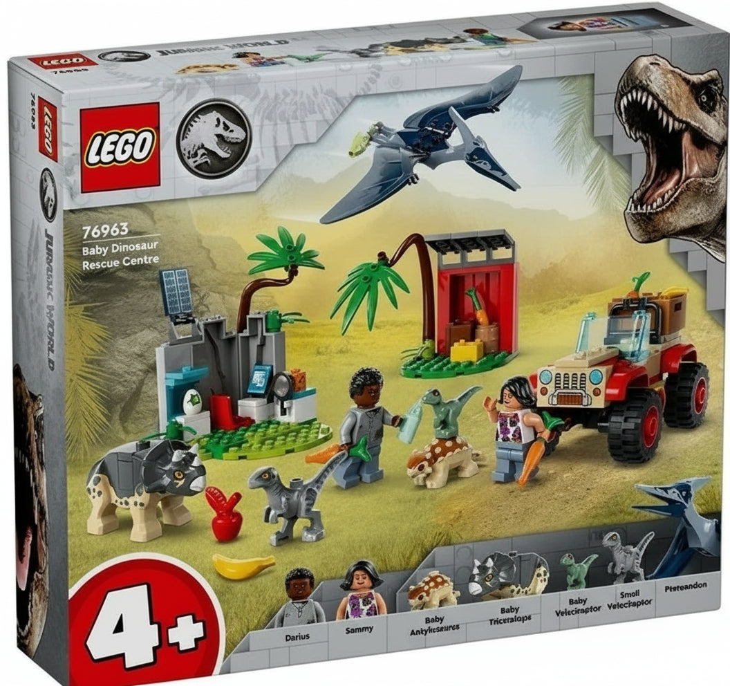 LEGO® JURASSIC WORLD 76963 Centrum ratunkowe