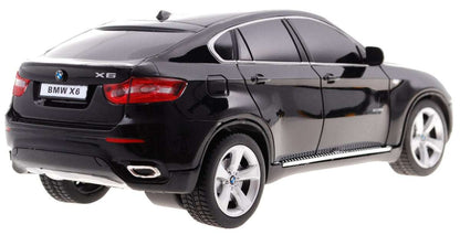 BMW X6 czarne zdalnie sterowane SUV w skali 1:24 z detalami i błyszczącym lakierem