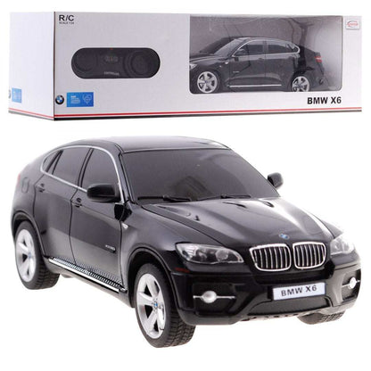 BMW X6 czarne zdalnie sterowane SUV w skali 1:24 od RASTAR, czarny model z ABS