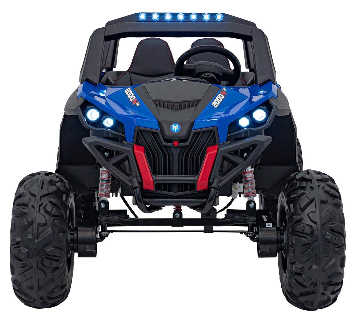 Buggy UTV MX 2000N niebieski pojazd off-road dla dzieci z pilotem 2,4 GHz i amortyzacją