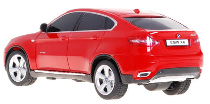 BMW X6 czerwone zdalnie sterowane auto model 1:24 RASTAR SUV