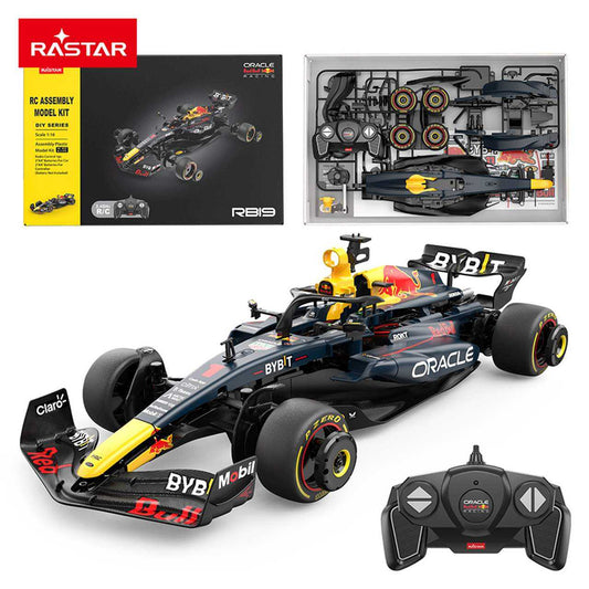 RC Samochód 1 16 Red Bull RB19 RASTAR zdalnie sterowany model Formuły 1 w skali 1:16 z gumowymi kołami i precyzyjnym pilotem 2,4 GHz