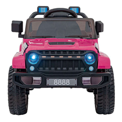 Pojazd Off Road Mountain Różowy dziecięcy samochód terenowy z LED-owymi światłami i pilotem zdalnego sterowania