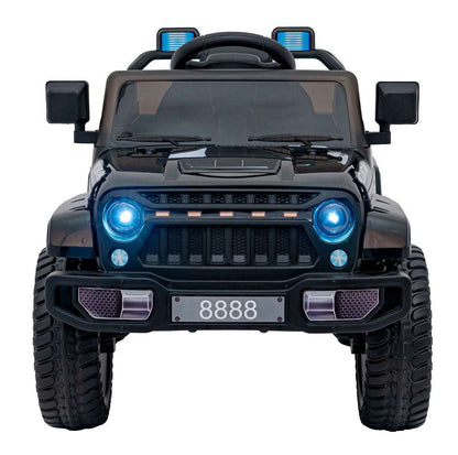 Czarny dziecięcy pojazd Off Road Mountain z LED-ami i 3 biegami do jazdy terenowej