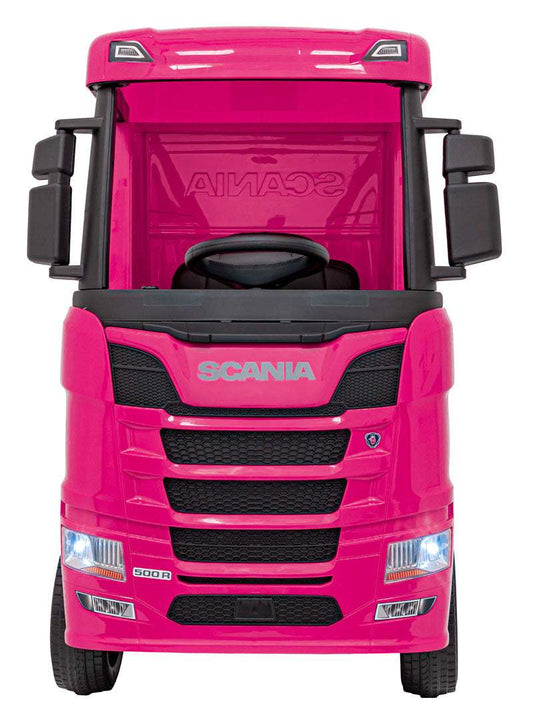 Pojazd Scania R-SERIE różowy dla dzieci z Bluetooth, MP3, USB i zdalnym sterowaniem