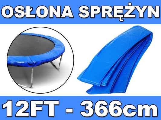Kołnierz ochronny na sprężyny trampoliny SkyRamiz niebieski 366 cm zabezpieczający skórę i sprężyny