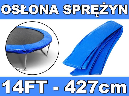 Blue SkyRamiz protective collar for 14FT trampoline springs, durable UV-resistant PVC with soft foam padding
