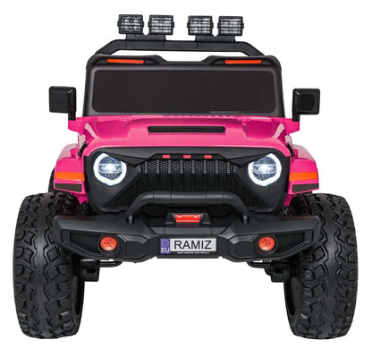 Pojazd Extreme Sport 4x4 dla dzieci różowy z napędem 4x4 i LED światłami