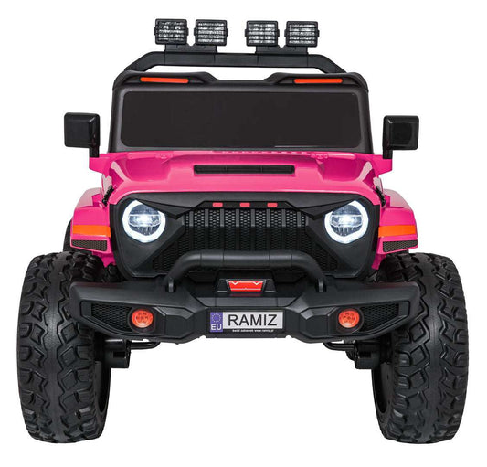 Pojazd Extreme Sport 4x4 dla dzieci różowy z napędem 4x4 i LED światłami