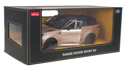 Autko RC Range Rover Sport SV 1:14 złoty model zdalnie sterowany RASTAR w opakowaniu