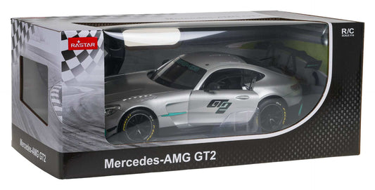 Autko zdalnie sterowane Mercedes-AMG GT2 1:14 szare RASTAR model RC