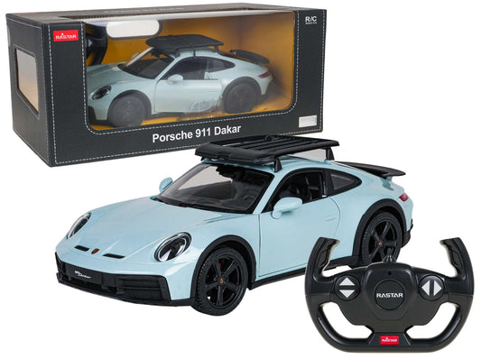 Autko RC 1 14 miętowy model Porsche 911 Dakar z pilotem 2.4 GHz i realistycznymi detalami