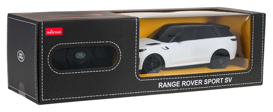 Rastar RC 1 24 biały zdalnie sterowany model Range Rover Sport SV w pudełku