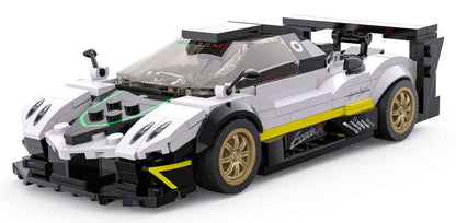 Pagani Zonda R white 1:28 scale model car by RASTAR with detailed design and rubber wheels for collectors
