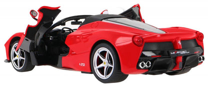 RASTAR zdalnie sterowane Ferrari LaFerrari Aperta 1:14 czerwony model z otwieranymi drzwiami i detalami karoserii