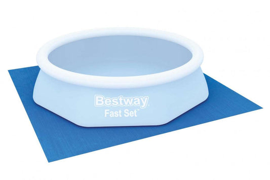 Bestway mata pod basen ogrodowy 244 cm niebieska ochrona dna basenu