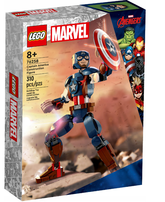 LEGO® MARVEL 76258 Figurka Kapitana Ameryki