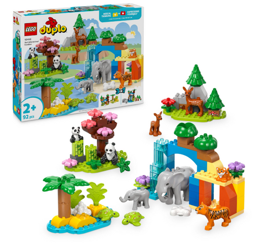 LEGO® DUPLO 10446 Rodziny dzikich zwierząt 3w1