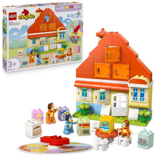 LEGO® DUPLO 10459 Dom rodzinny Blue z grą pamięc